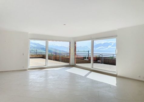 LA CONVERSION – Appartement d’exception avec magnifique vue sur le lac et les montagnes !