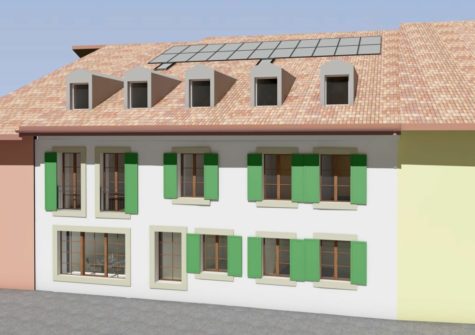 DENGES, appartement 3,5 pces au Rez